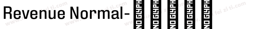 Revenue Normal字体转换